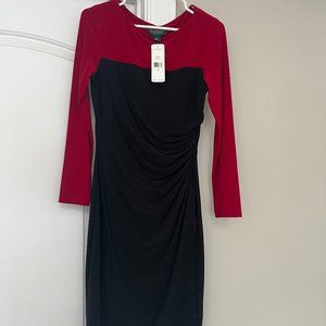 Lauren Ralph Lauren Color Block Dress NWT Size 8